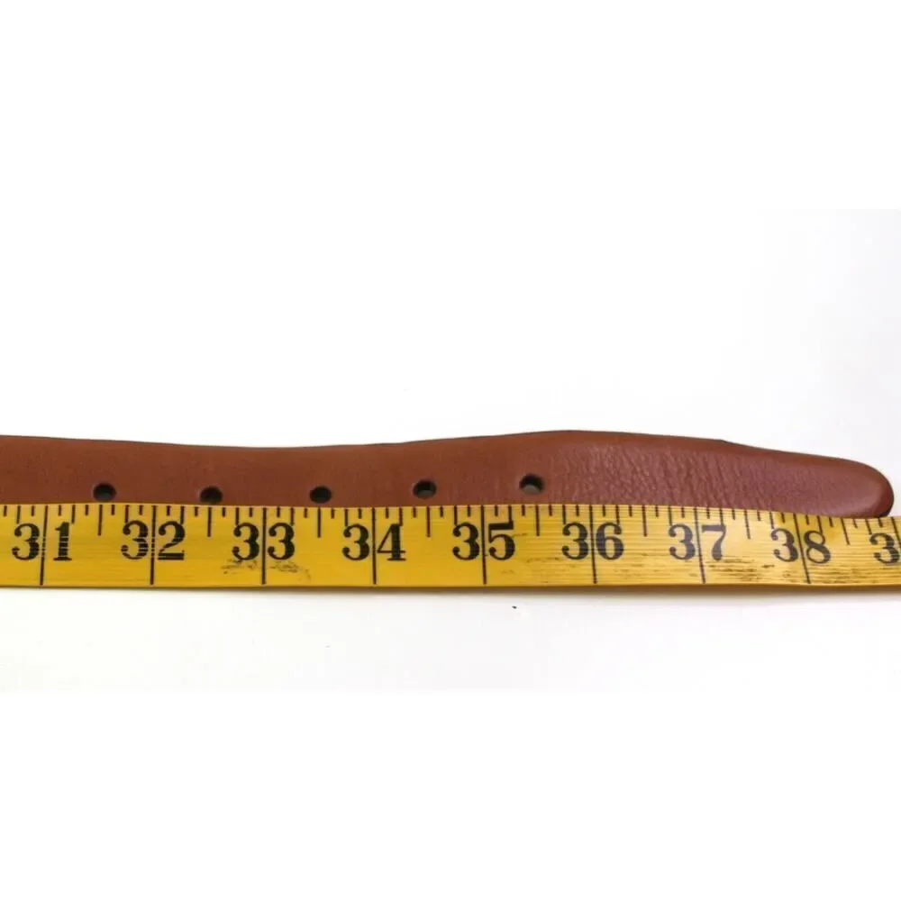 INDIA BROWN GENUINE LEATHER 1 1/4