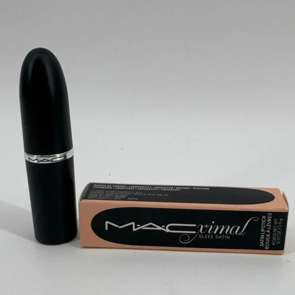 M·A·C MACximal 833 Crème D’Nude Sleek Satin Lipstick 0.12 oz New In Box
