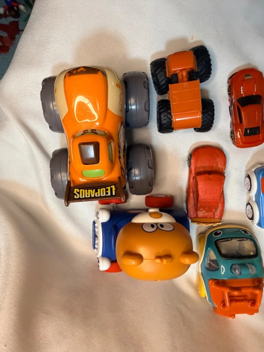 Mixed Toy Vehicle Lot 17 Cars Trucks Motorcycle Helicopter Kids Toys Used