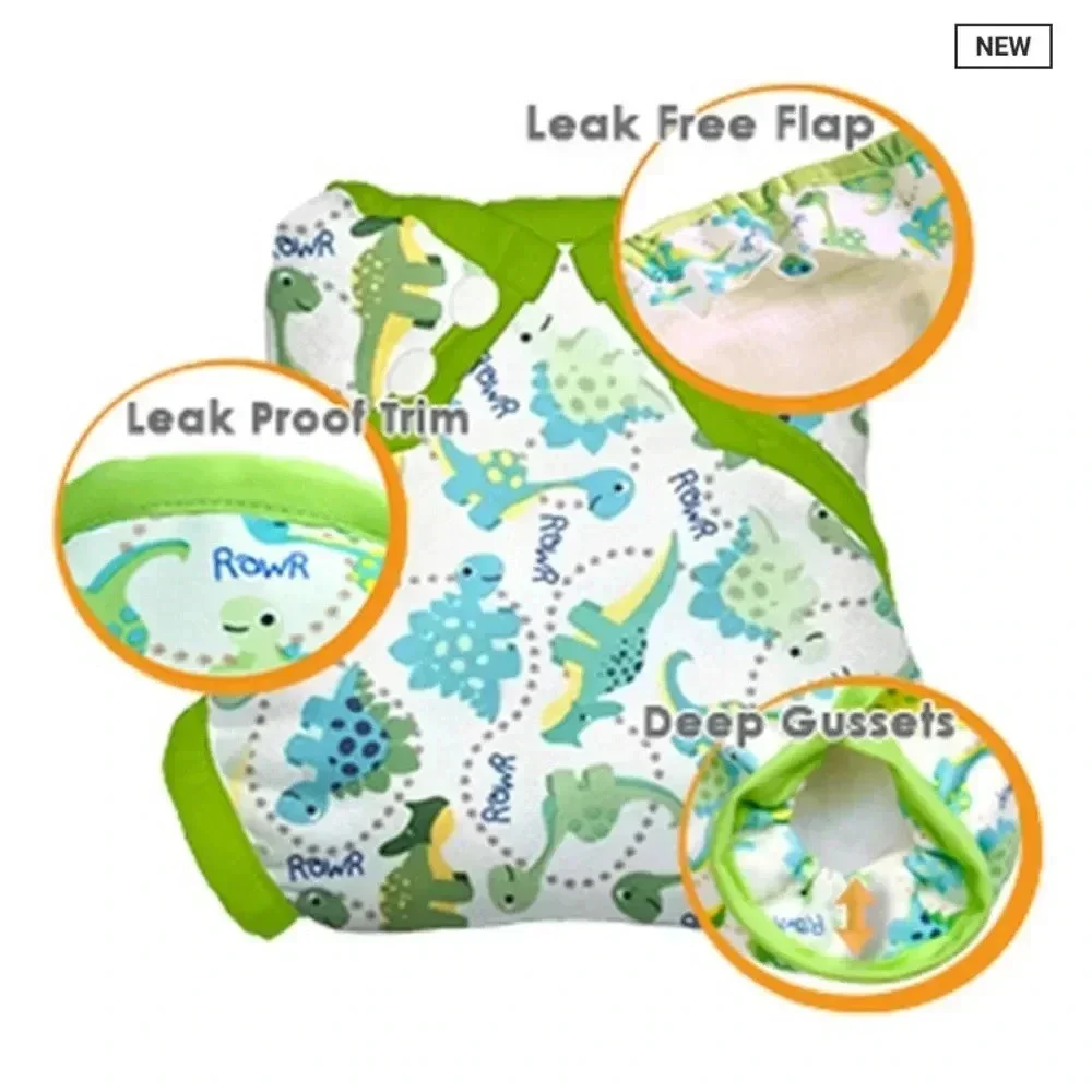 Tidy Tots Diaper Cover Dinosaur Print One Size