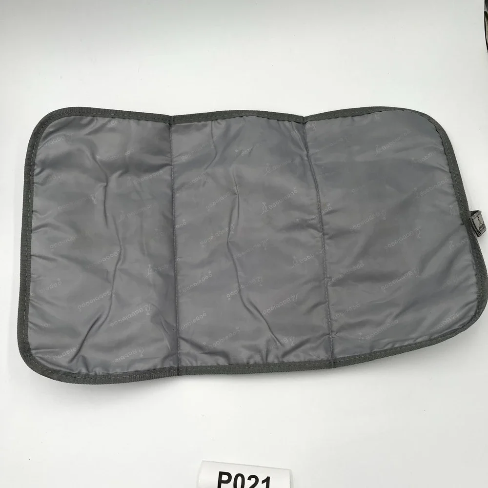 Babbleroo Baby Changing‎ Mat Pad Slate Wolf Gray Portable Travel Cushion FLAWED