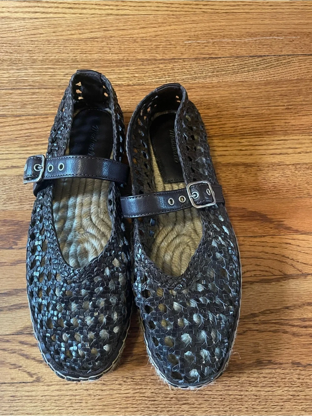 Madewell woven leather