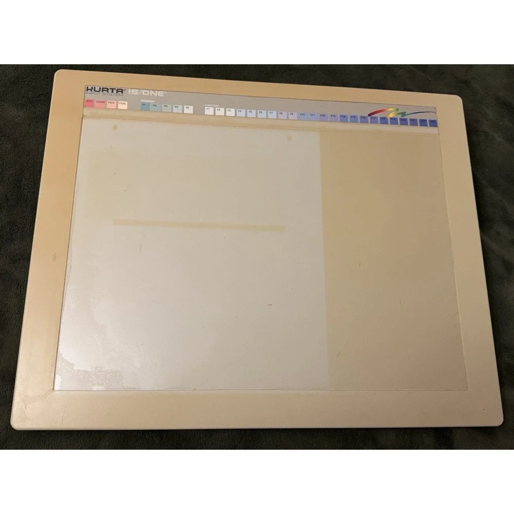 Kurta IS/ONE 12x17 Digitizing Tablet Input System Powers On‎ Vintage CAD