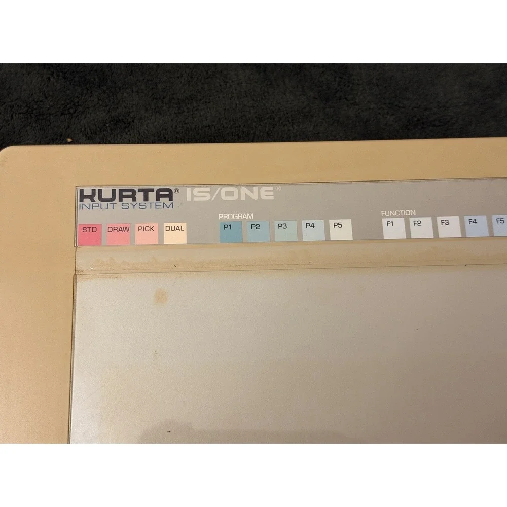 Kurta IS/ONE 12x17 Digitizing Tablet Input System Powers On‎ Vintage CAD