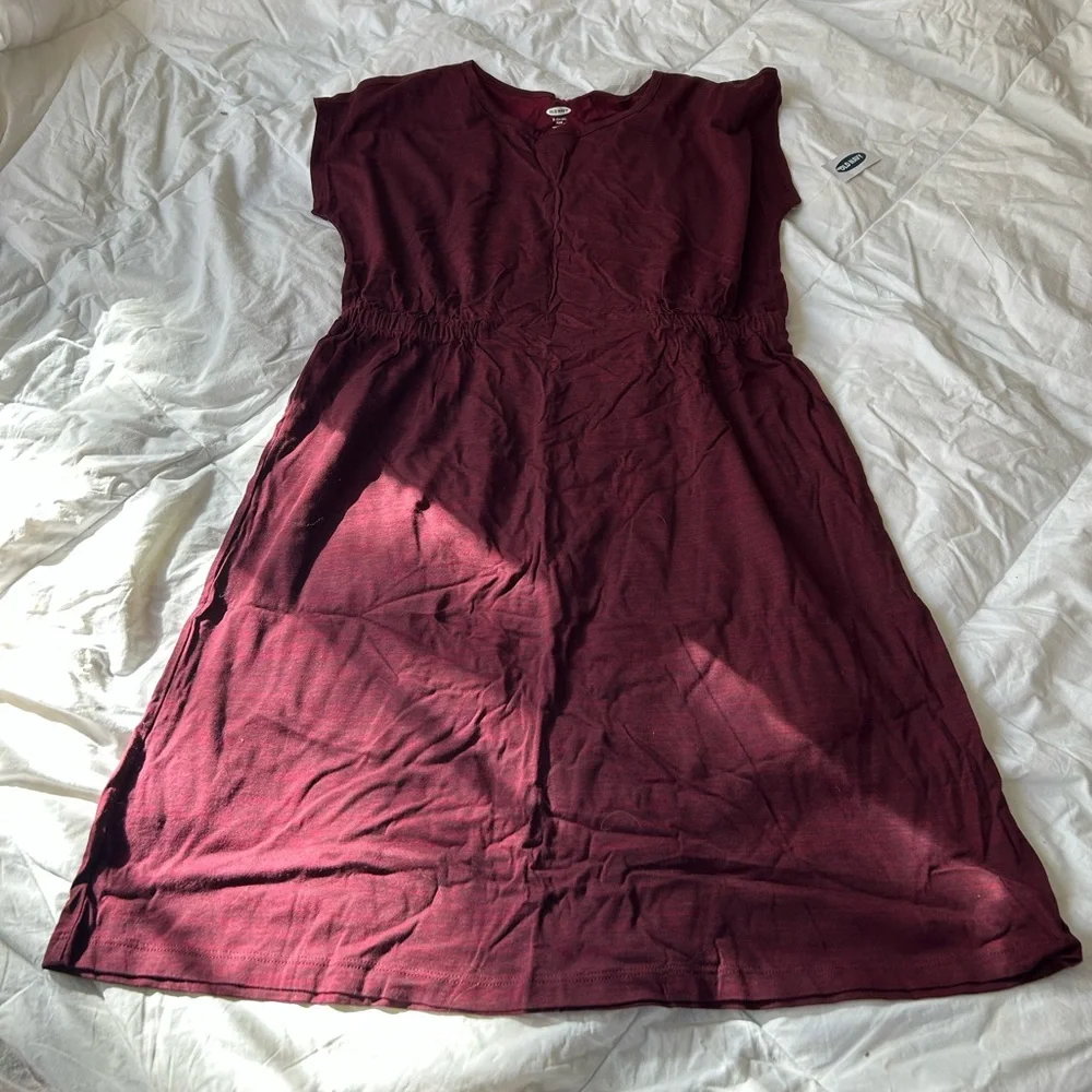 Burgundy Girl’s Dress