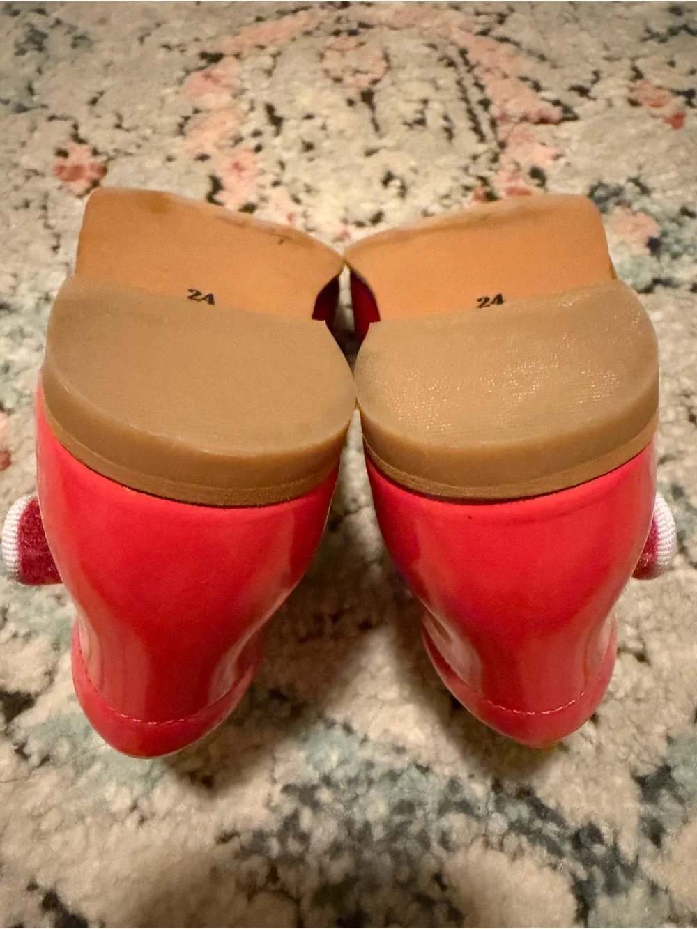 Jacadi Paris red patent