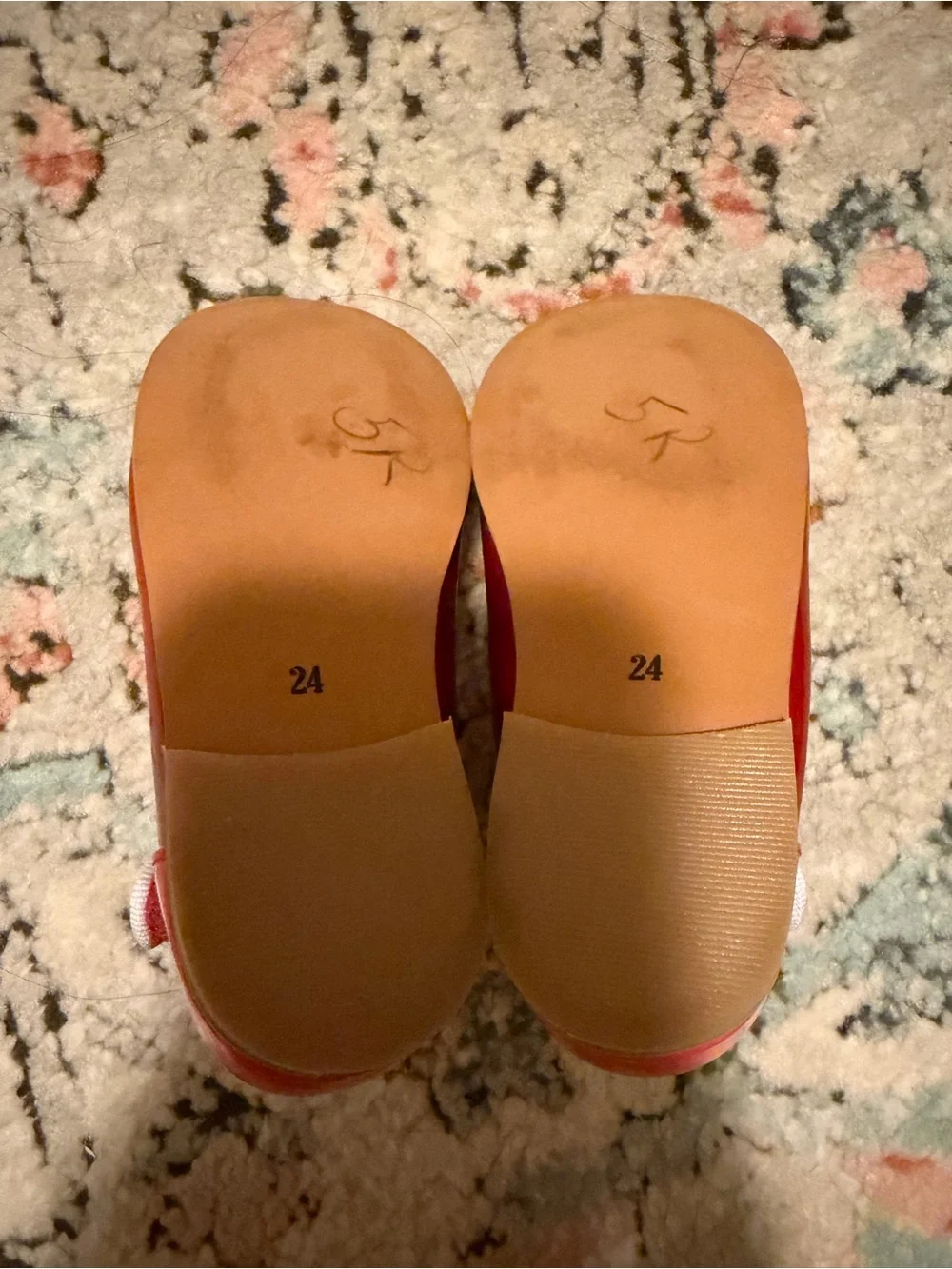 Jacadi Paris red patent