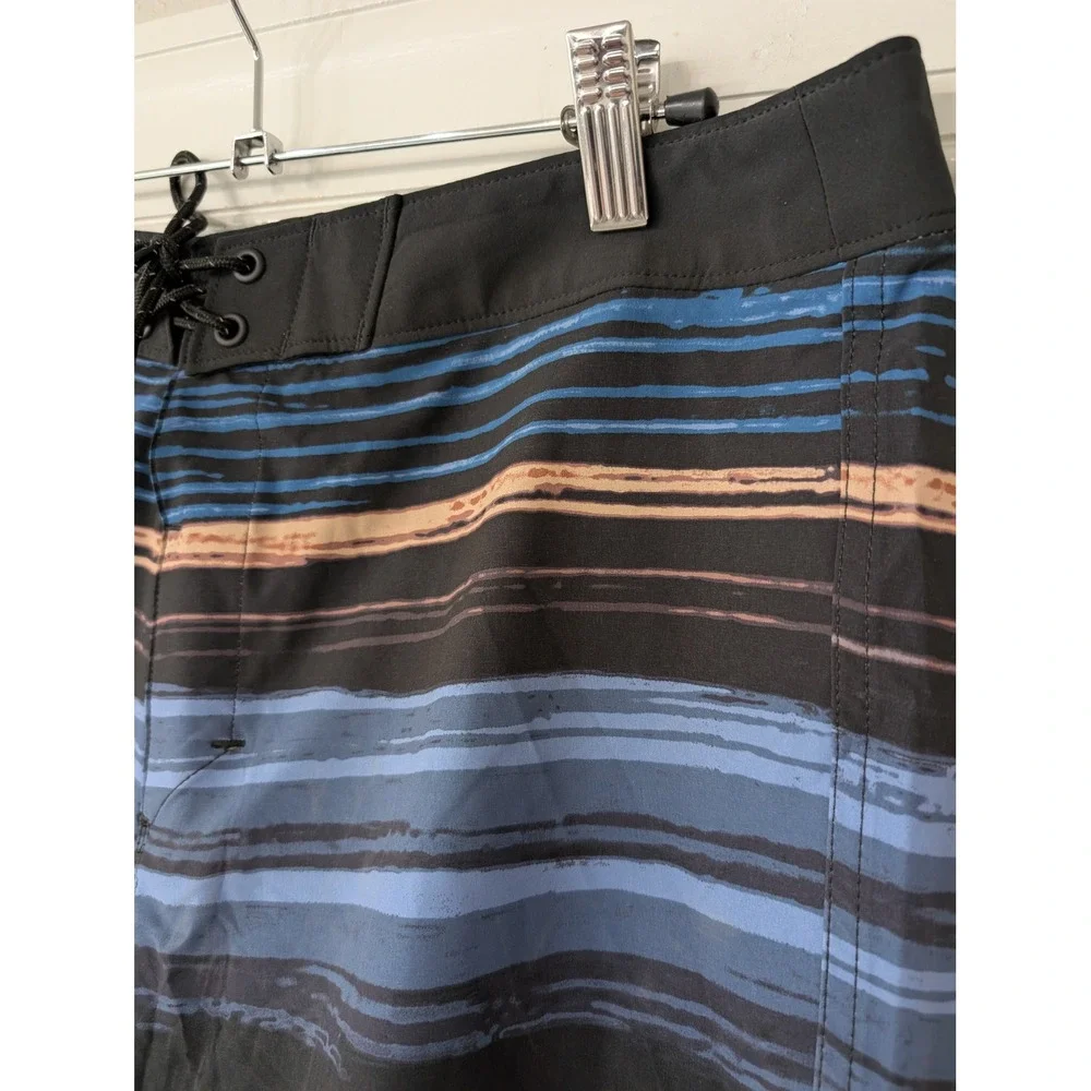 Outerknown Mens 29 Nomadic Board Shorts Striped Swim Trunk NWTs beach surfer‎