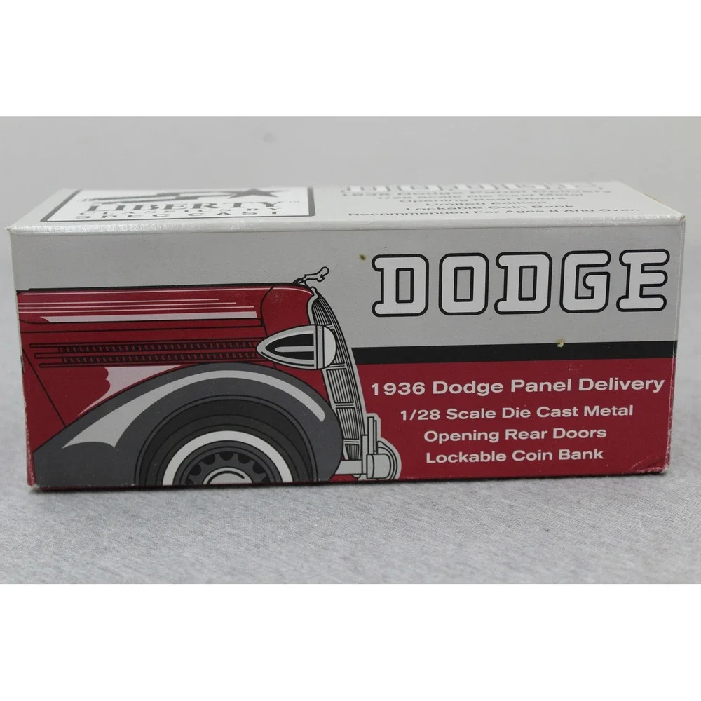 Liberty Classics 1936 Dodge Truck Kids 1/28 White Ritz‎ Panel Delivery Bank