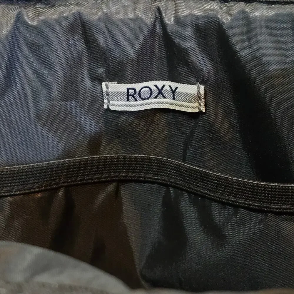 Roxy Retro Multicolor Striped Canvas Backpack ┃Boho Coastal Surfercore Flap Top