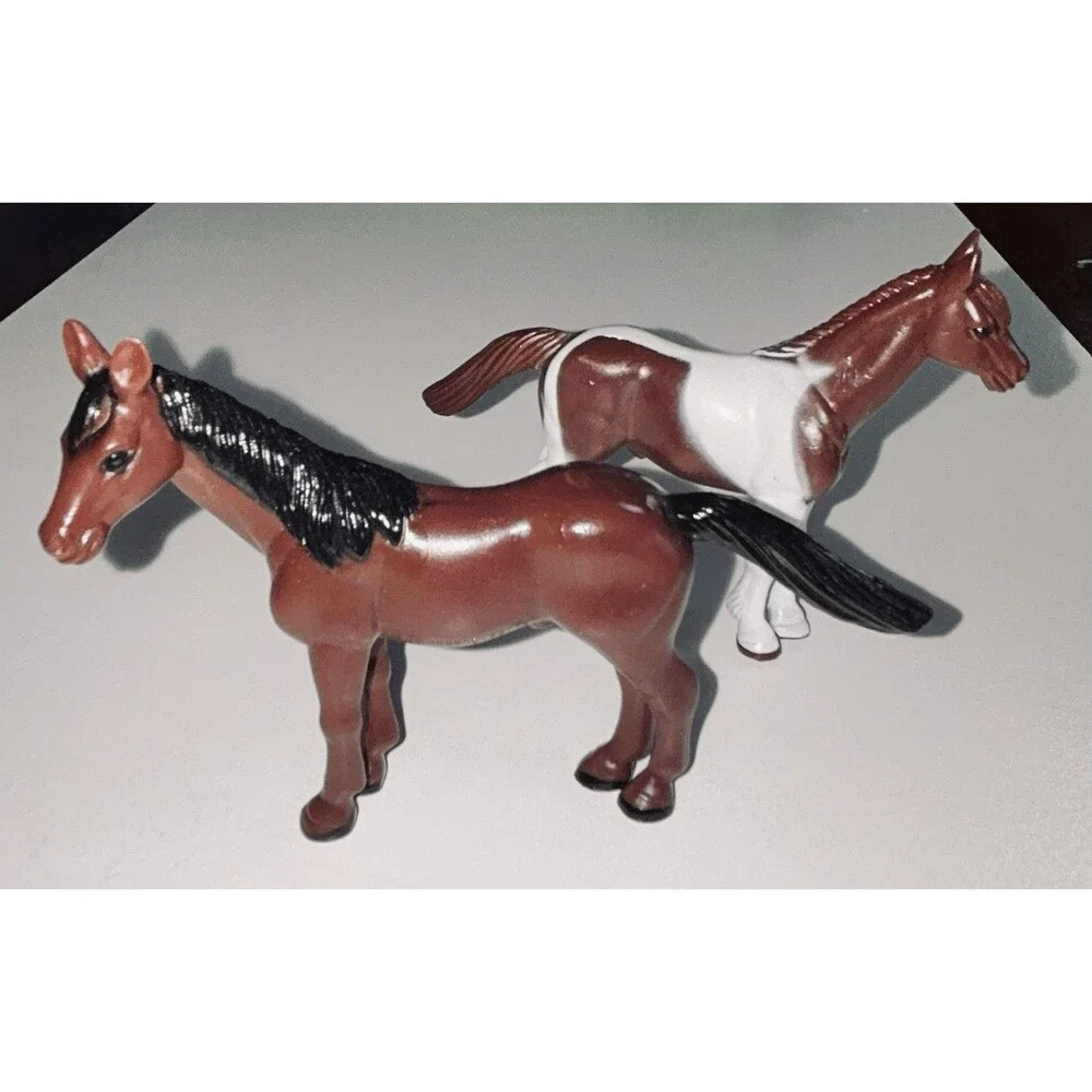 Decopac Horses Cake Topper 2 Mini Horse Toy‎ Set Pony