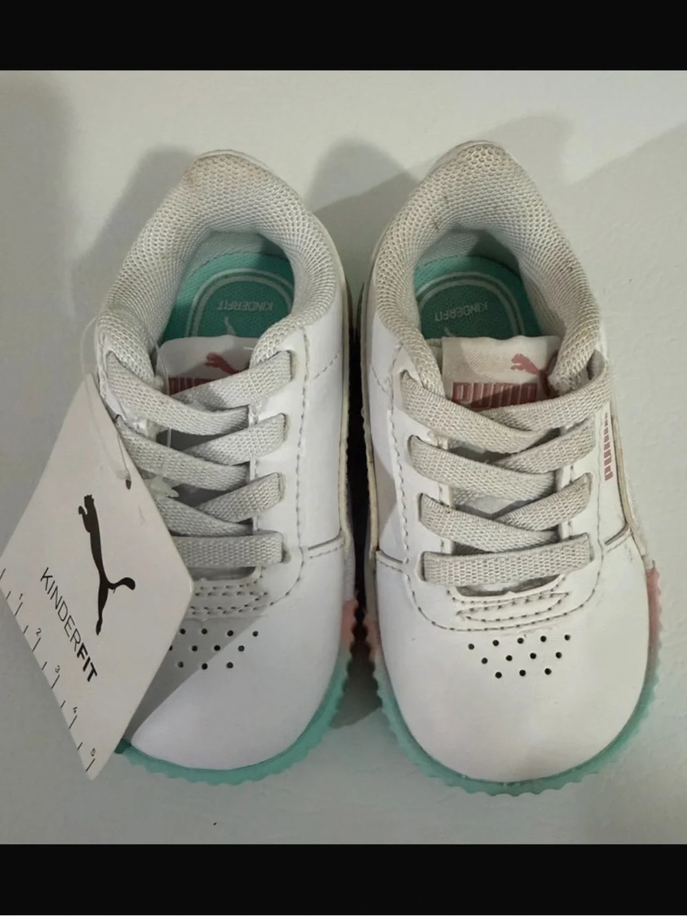 Puma Baby/Toddler White Sneakers Size 3