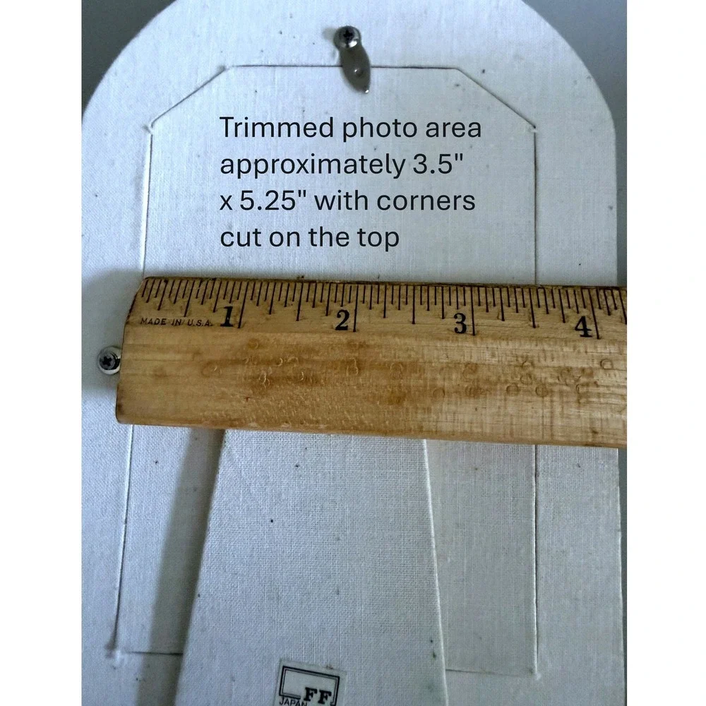 Fitz & Floyd Japan Ruby Throated Hummingbird Porcelain Picture Frame '87 Vintage