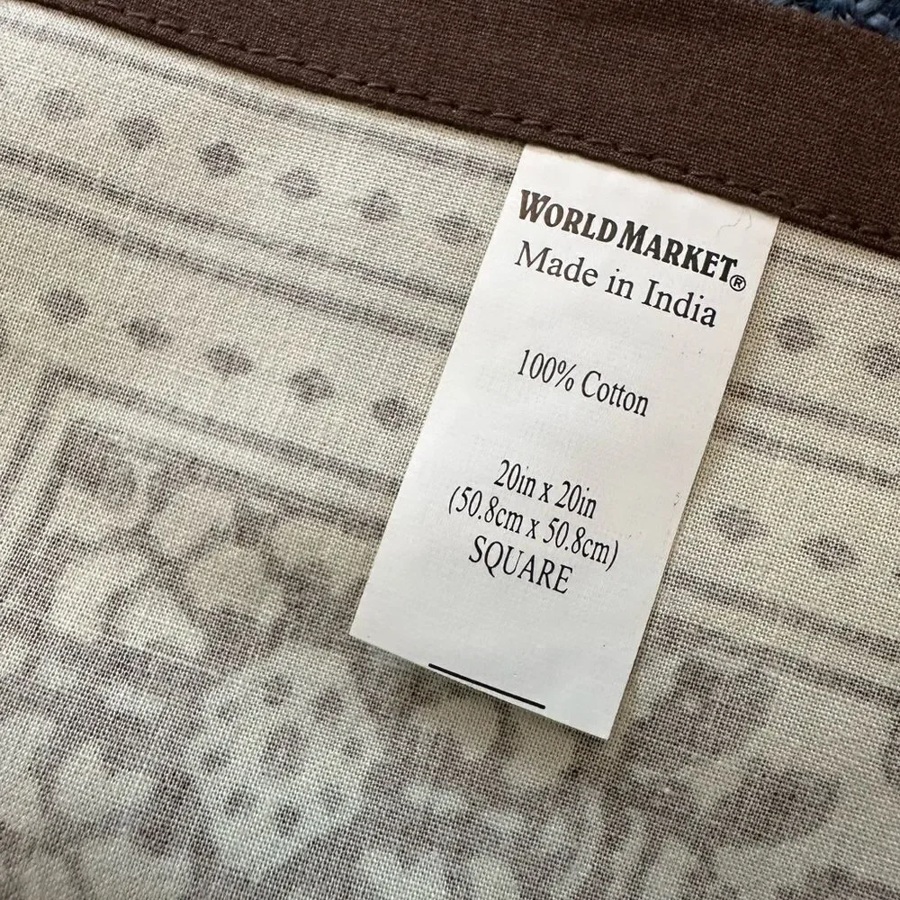 Cost Plus World Market brown cream