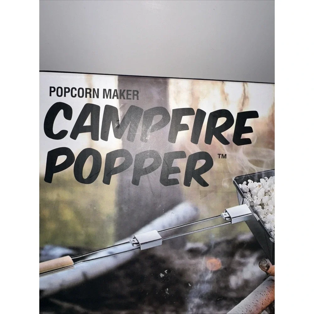 Campfire Popcorn Popper Protocol Camping Popcorn Maker 3 Quarts 5 Minutes‎ Long