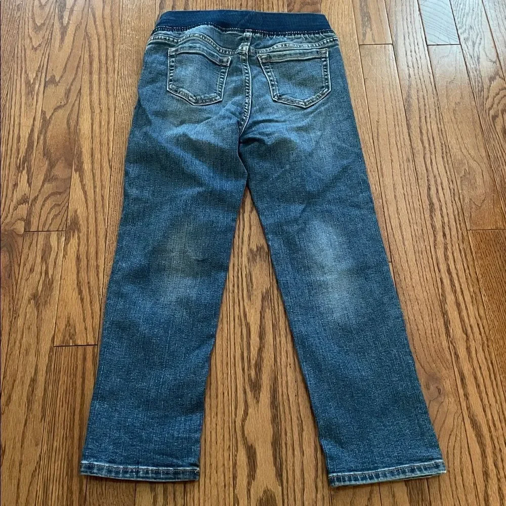 Old Navy Karate Slim Built in Flex Max Jeans Medium Wash Boy’s Sz Small 6-7