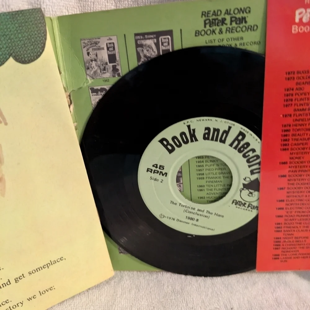 peter pan records vintage book