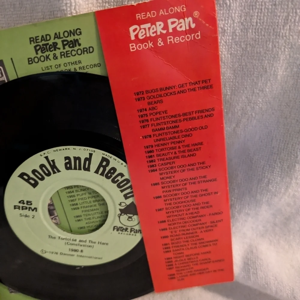 peter pan records vintage book
