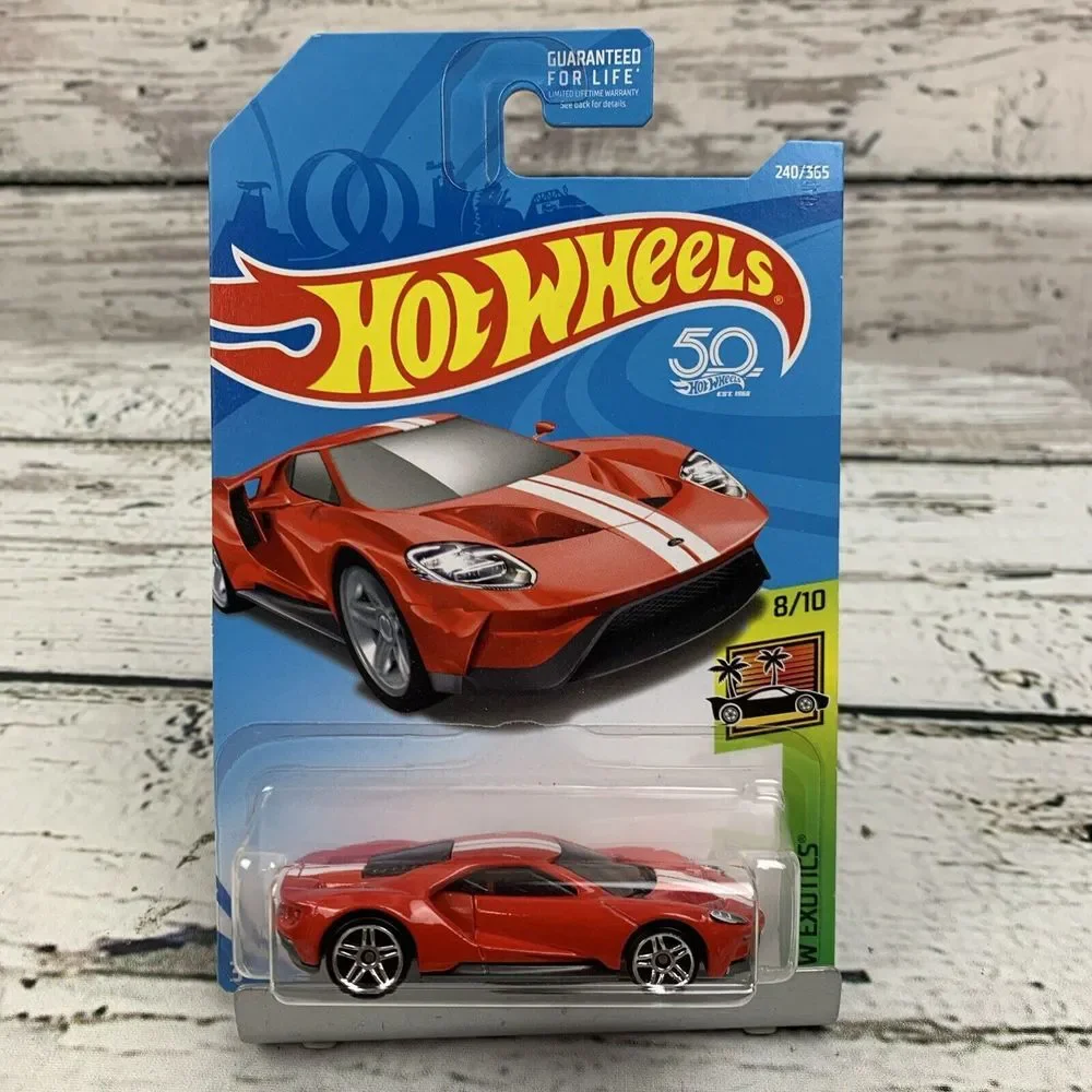 1:64 Hot Wheels '17 Ford GT Red HW Exotics 8/10 New - Factory Sealed‎