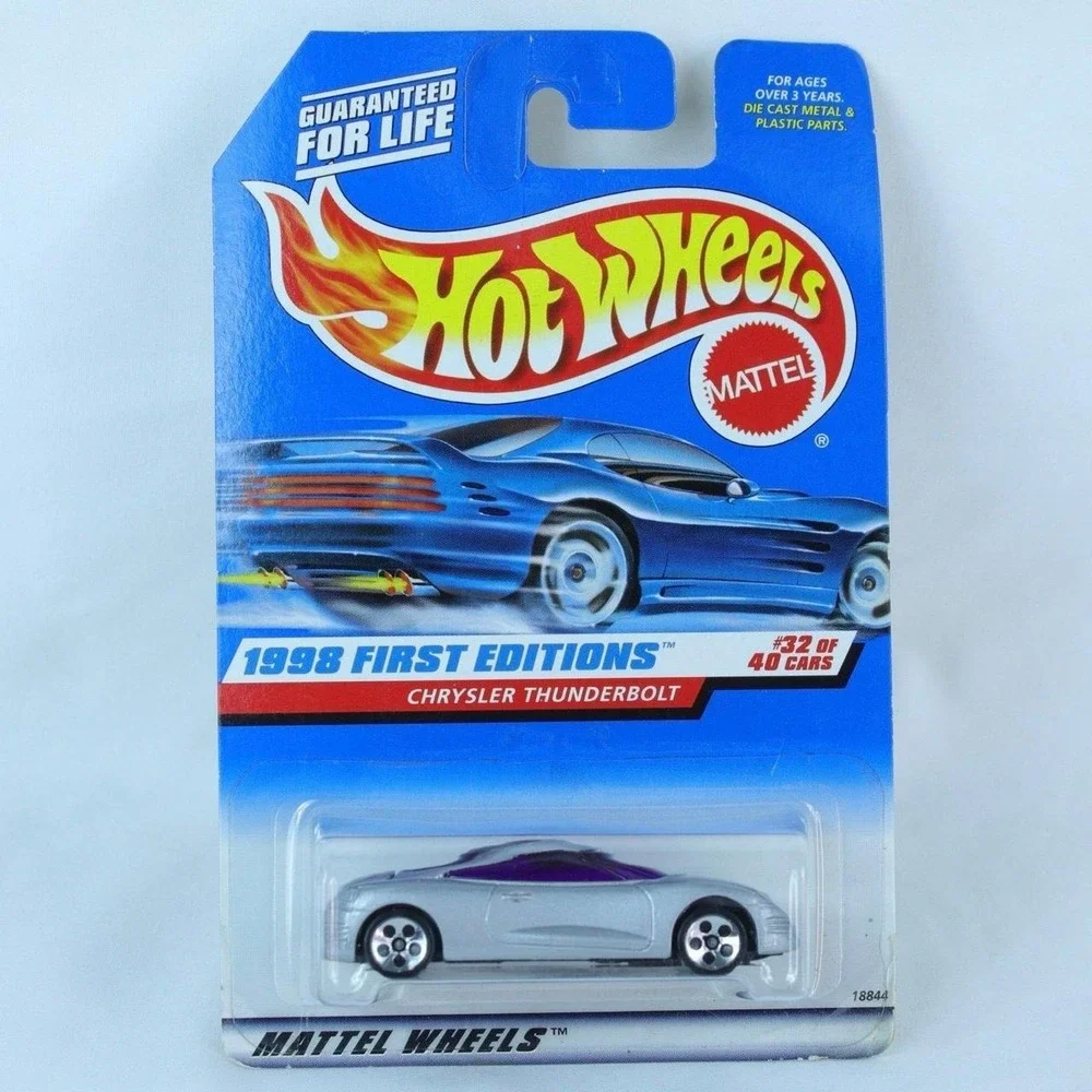 Hot Wheels Silver Chrysler Thunderbolt‎ Toy Car - NEW