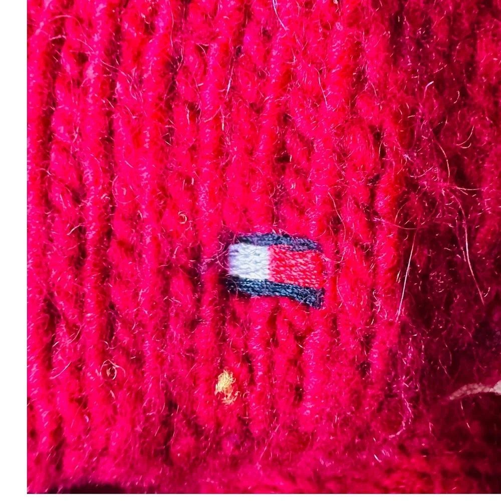 Tommy‎ Hilfiger Fair Isle Red Snowflake Scarf