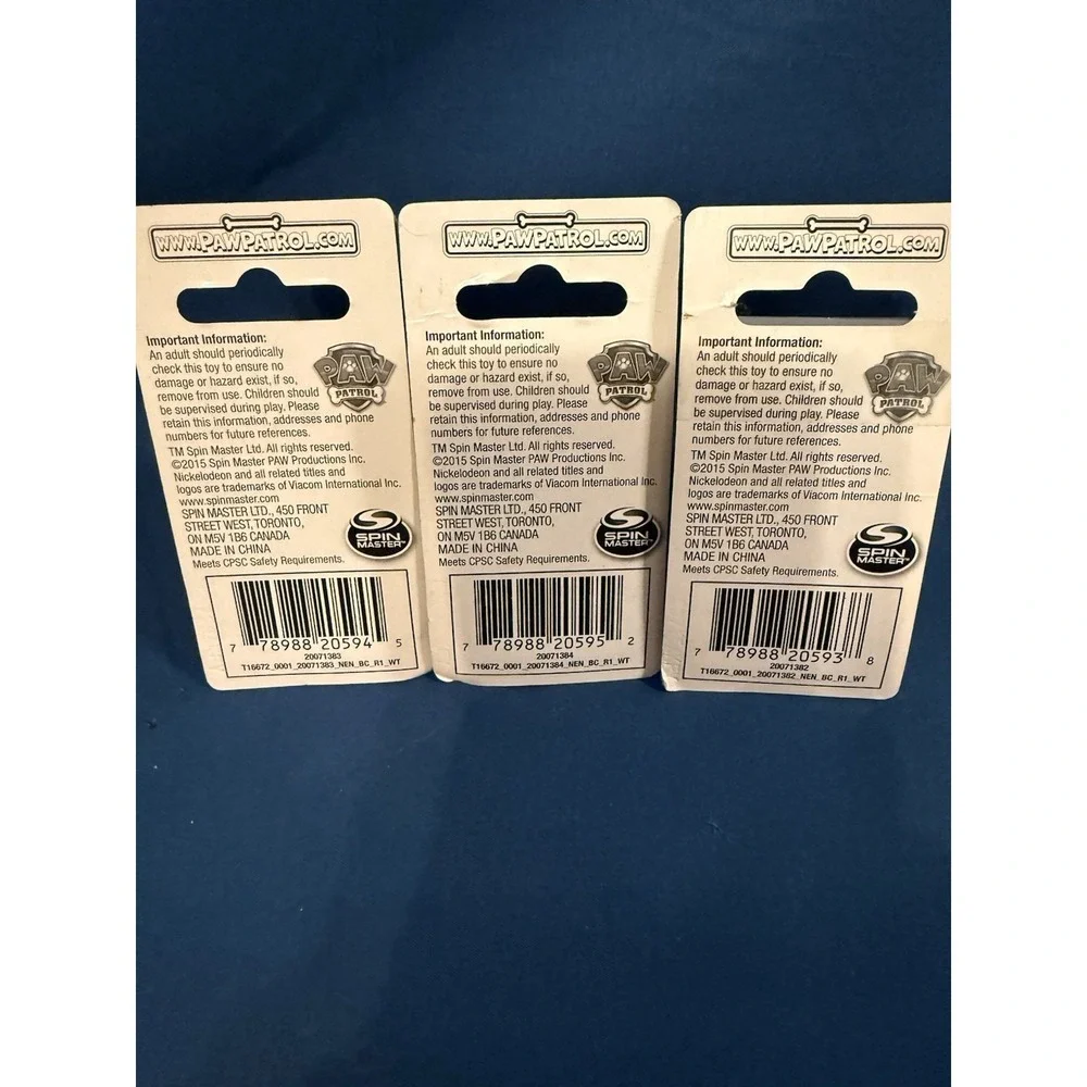 Paw‎ Patrol Mini Figures Lot Of 3 Cake Topper New