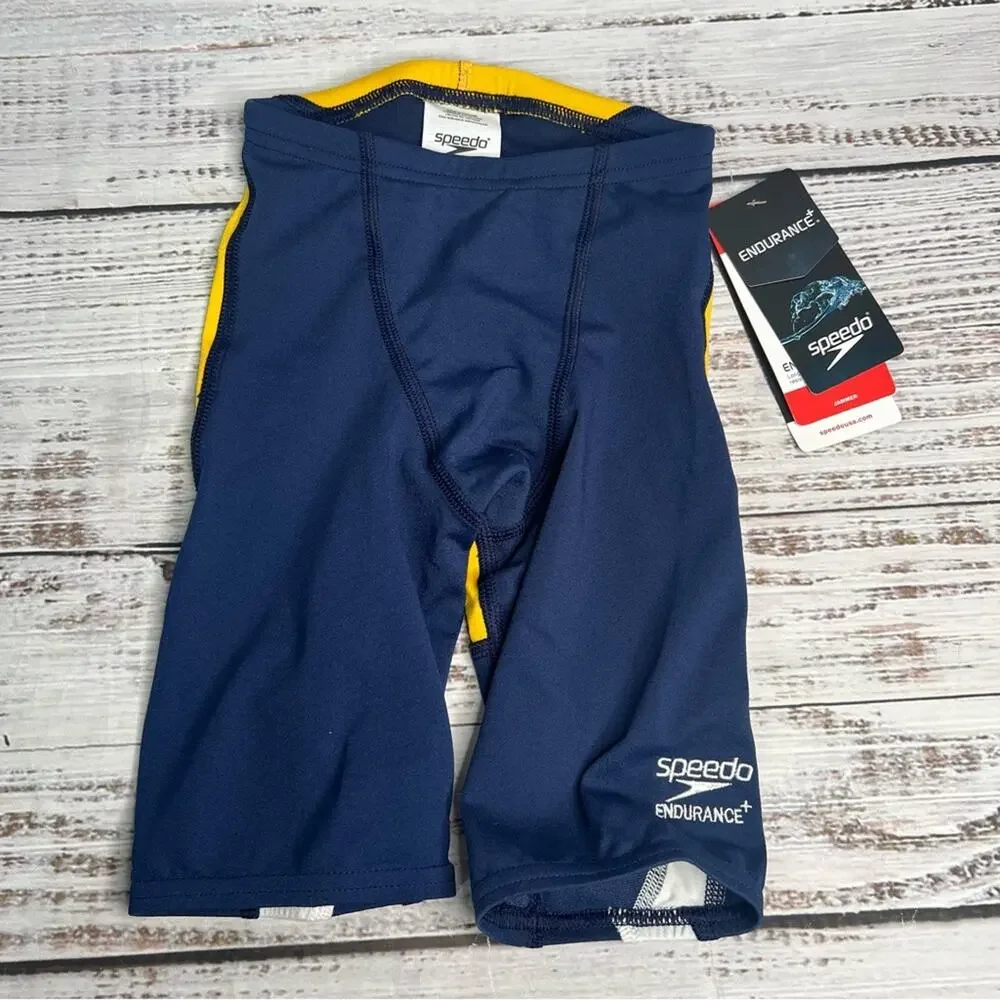 Speedo Mens 22 Standard‎ Swimsuit Jammer Endurance+ Splice Team Colors 22