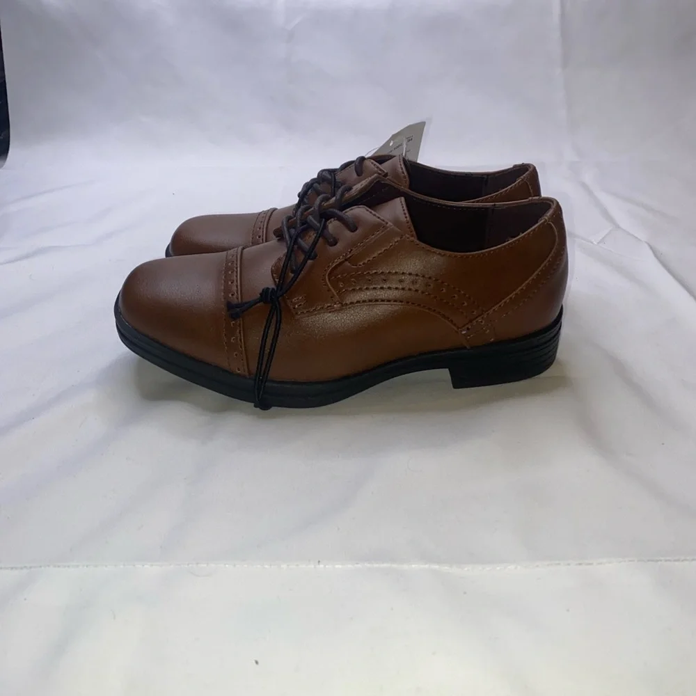 Stafford Dane Jr Little & Big Kid Boys Memory‎ Foam Oxford Shoes Size 13M