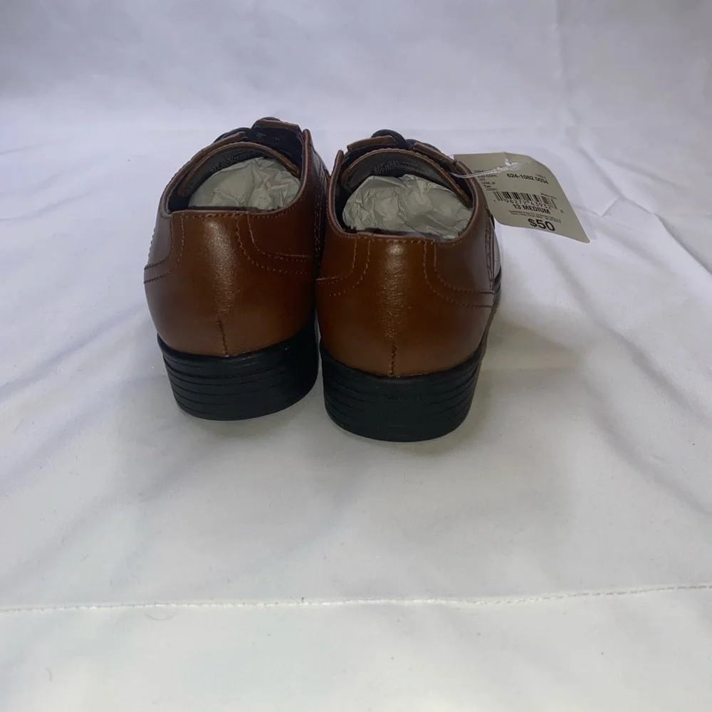 Stafford Dane Jr Little & Big Kid Boys Memory‎ Foam Oxford Shoes Size 13M