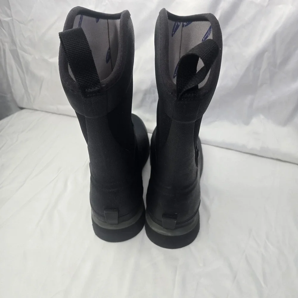 Muck Boot Co Women Chore Equestrian Mid Boots Black Waterproof Buckle Size 8