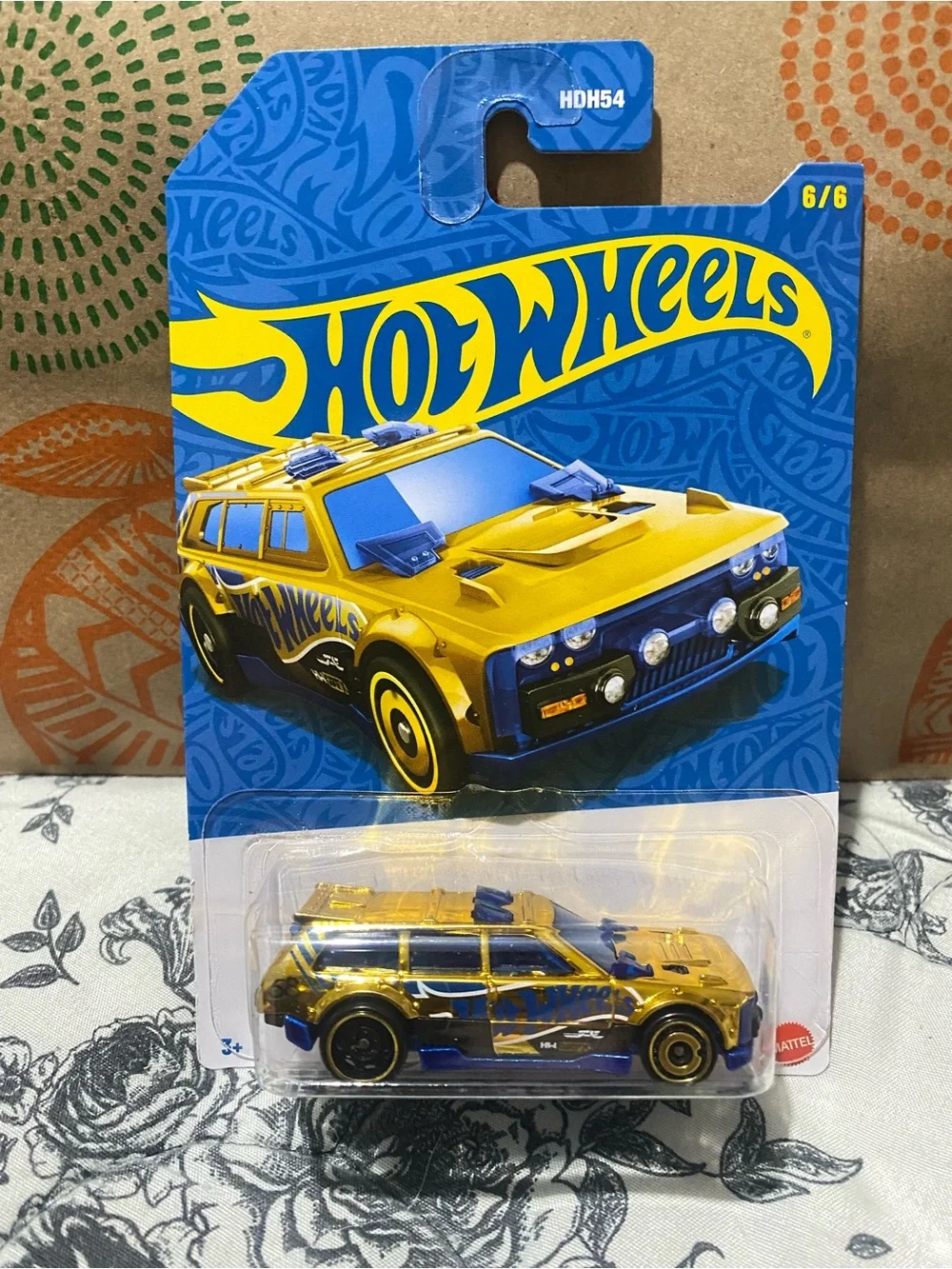 Hot Wheels 58th Anniversary Chase Track Dwagon BMW M3 Blue & Gold