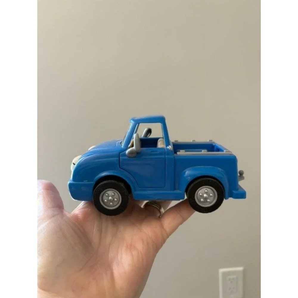 Chevron Cars Pete‎ Pick-Up No 7 Blue Toy Truck Collectible Techron Vintage Style