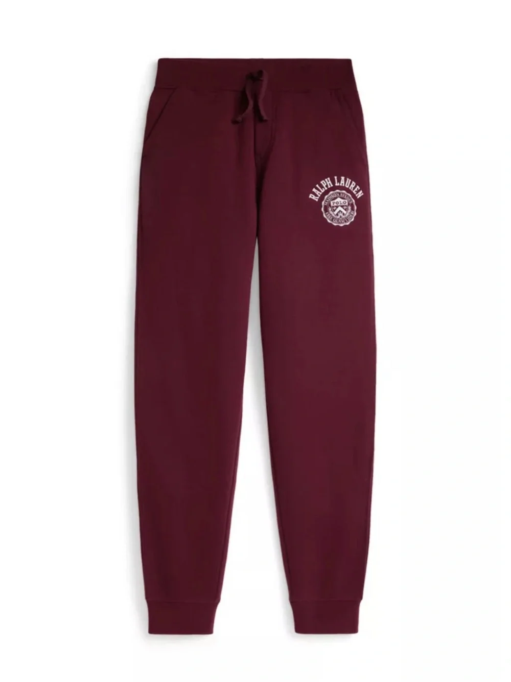 Ralph Lauren Big Boys Maroon Logo Sweat Joggers pants-size L  (14-16) (BNWT)