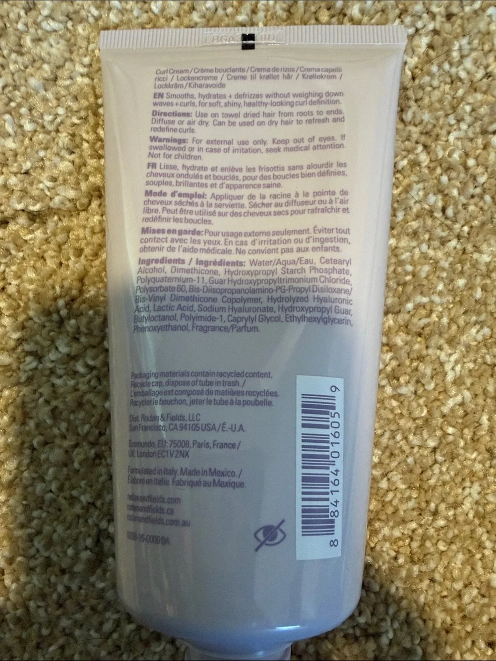 Rodan + Fields curl cream