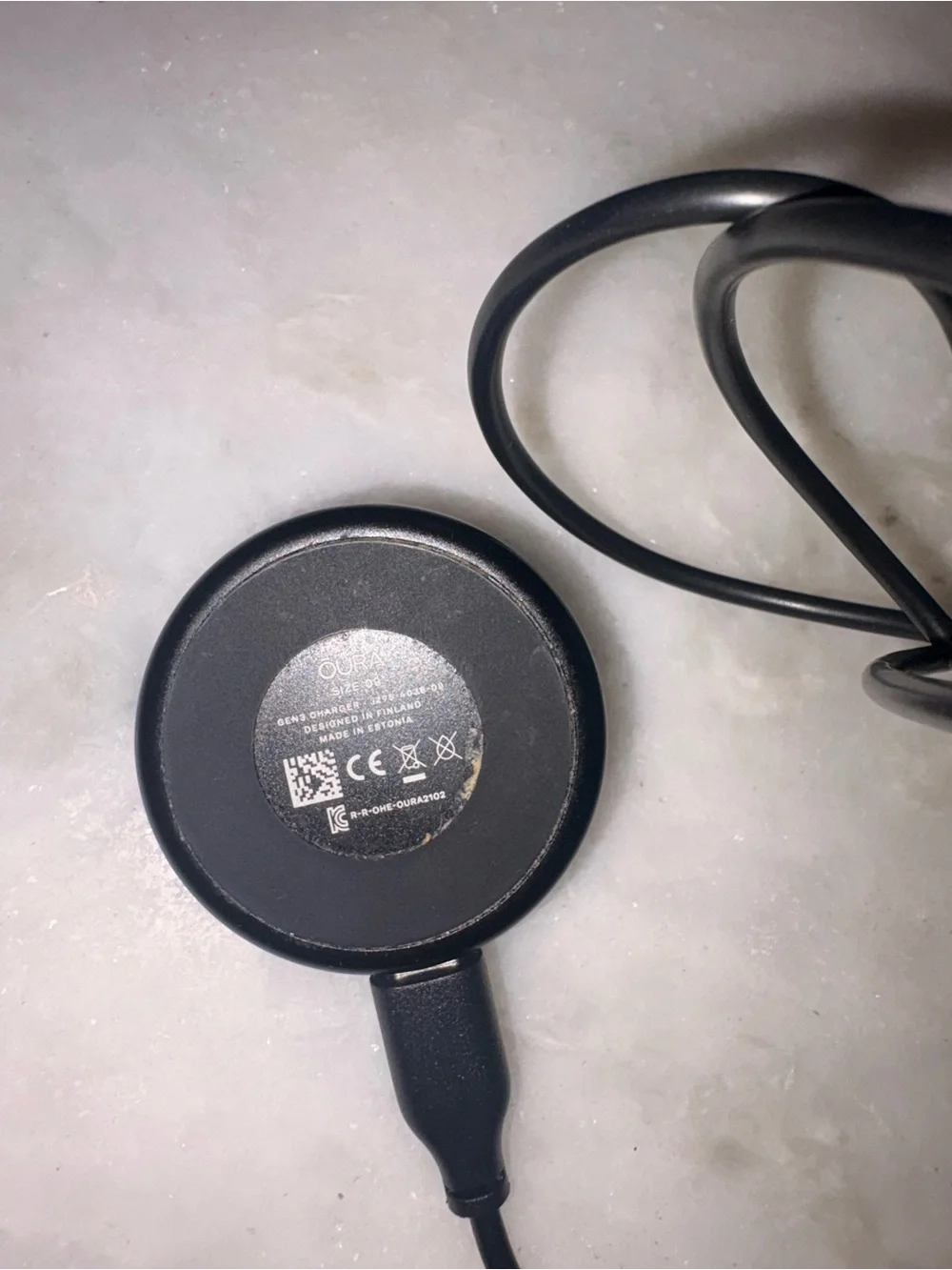 Oura official charging