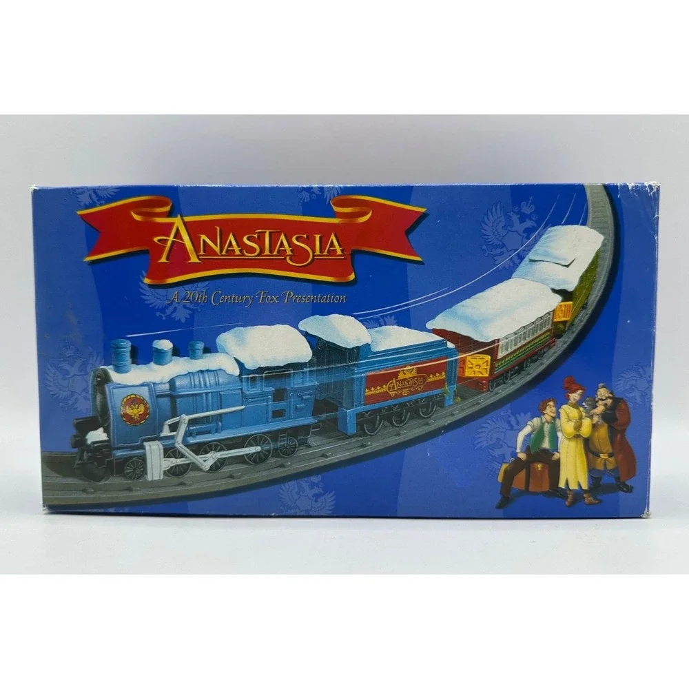 Vintage 20th Century Fox Anastasia 4 Car Train Burger King Promo New Open Box