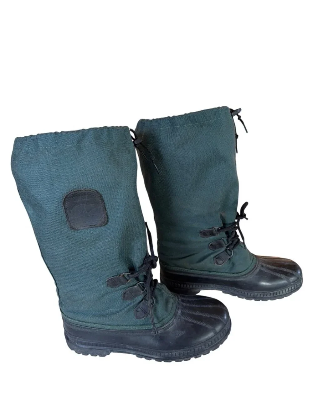 Sorel Kaufman Insulated Lined Winter Green Snow Boots Size 11 ** Vintage