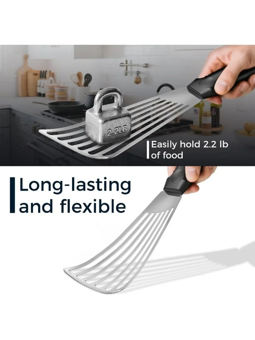 Stainless Steel Fish Spatula Set - 12.5