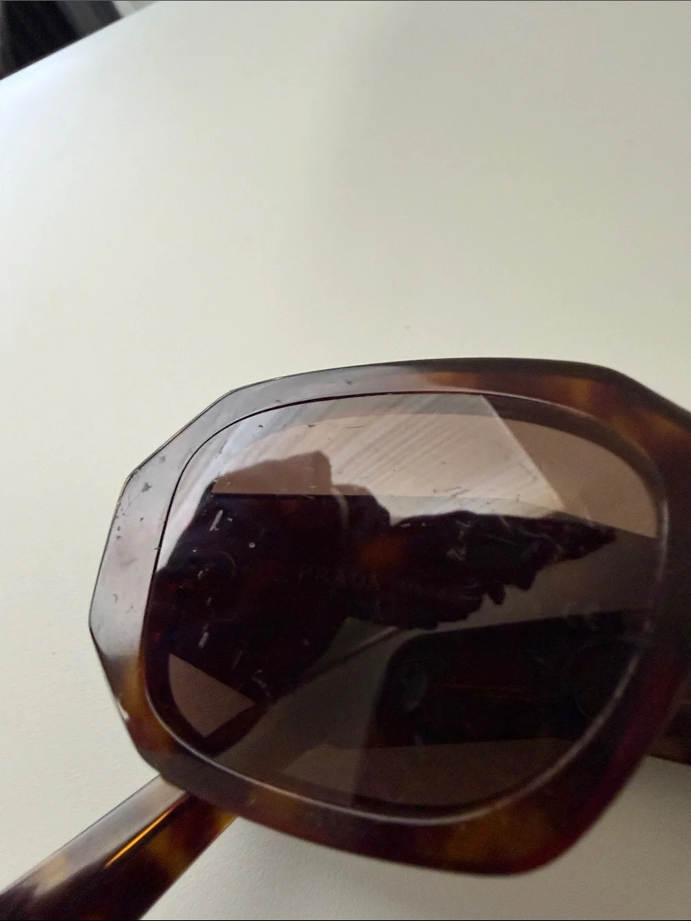 Prada modern lenses tortoiseshell