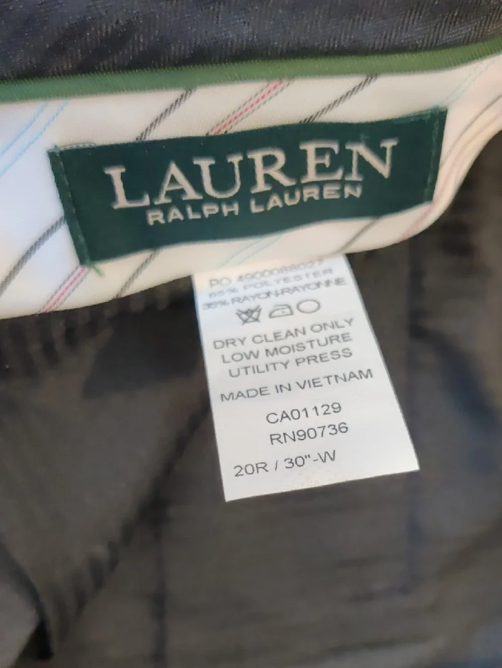 Ralph Lauren classic pleated