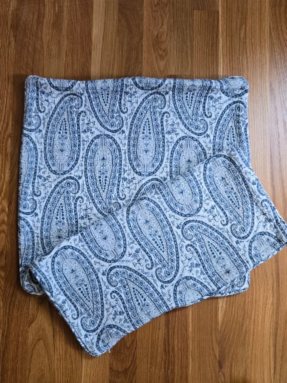 Ralph Lauren Blue and White Paisley Pillow Covers, Set of 2, 20