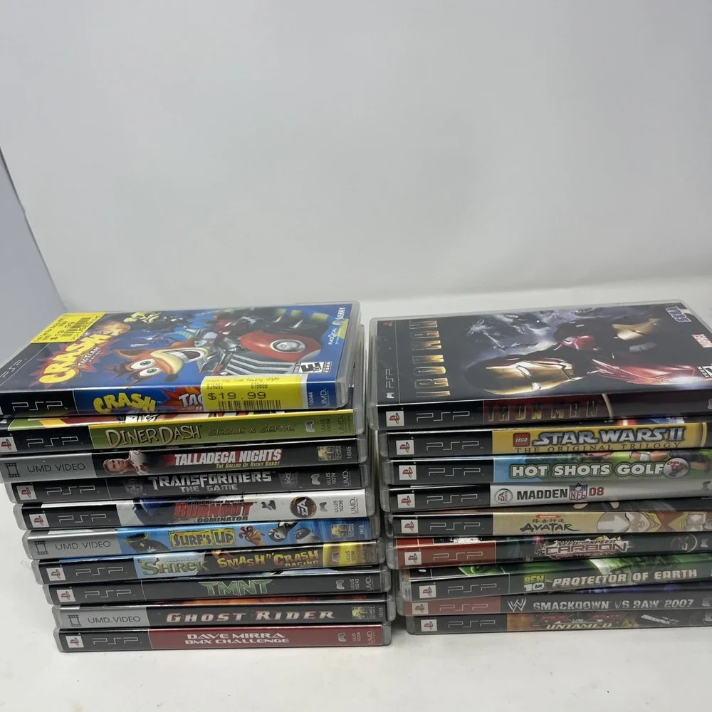 Lot of 19 Sony PSP Empty Game Cases With manuals *NO GAMES! OEM
