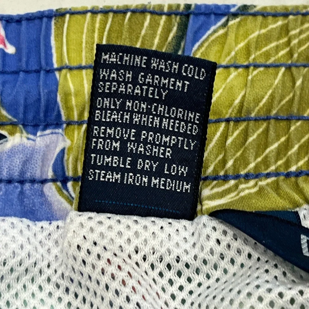 Polo Ralph Lauren Swim Trunks Mens XXL Multicolor Cotton Nylon Floral Tropical‎