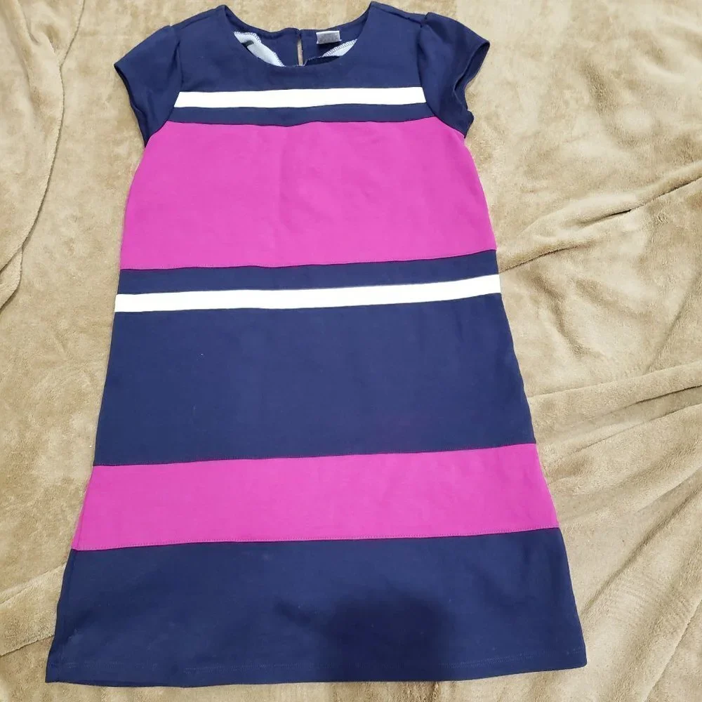 Gymboree Girl’s Blue, Pink & White Dress - Size 10 - Vibrant & Stylish
