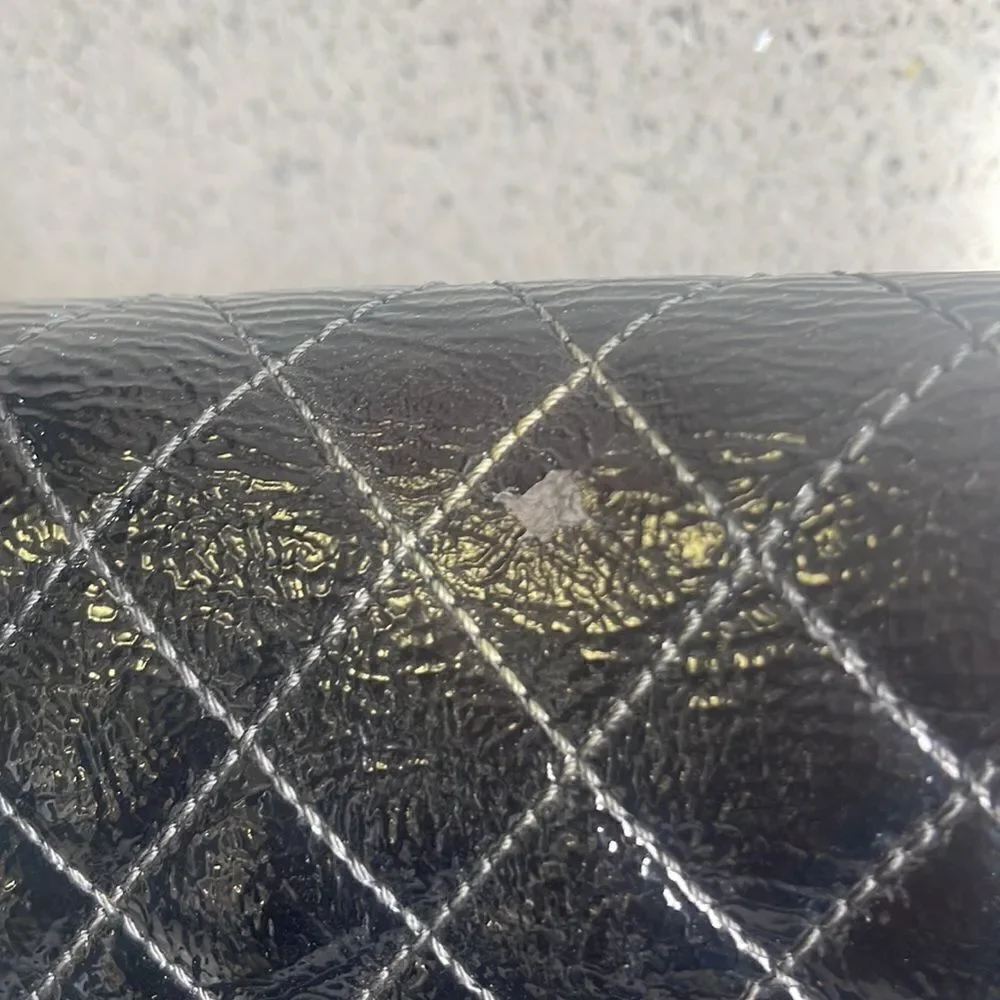 Chanel Reissue Patent Clutch‎ Double Flap