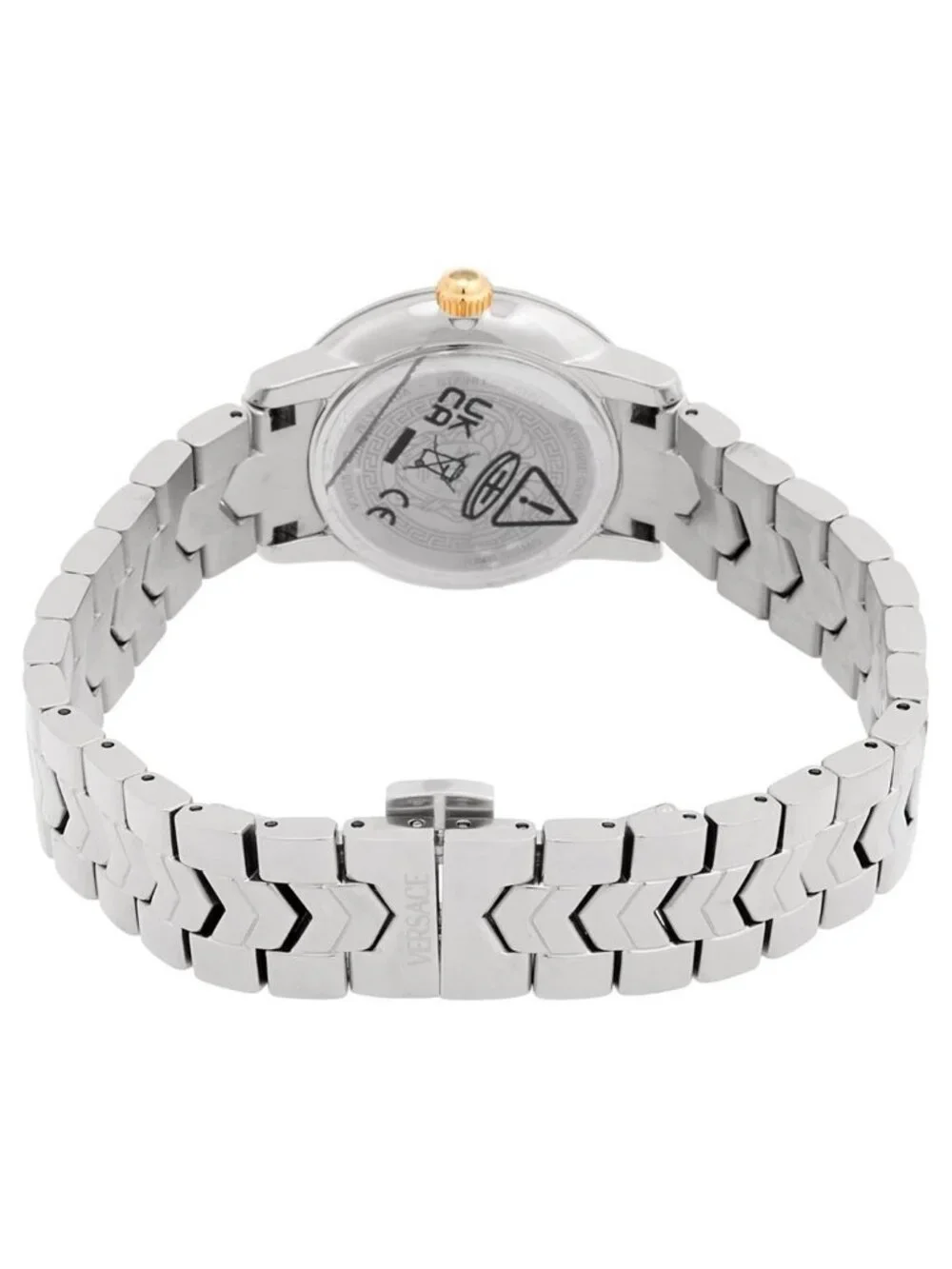 NWT Versace V-Icon Quartz Green Dial Ladies Watch