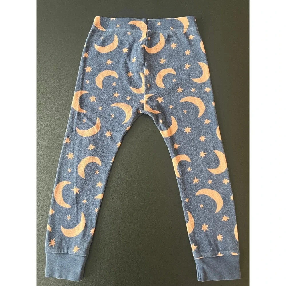 Old Navy Toddler Boys Girls 3T Pajama Pants Navy Blue Moon Star Celestial (1060)