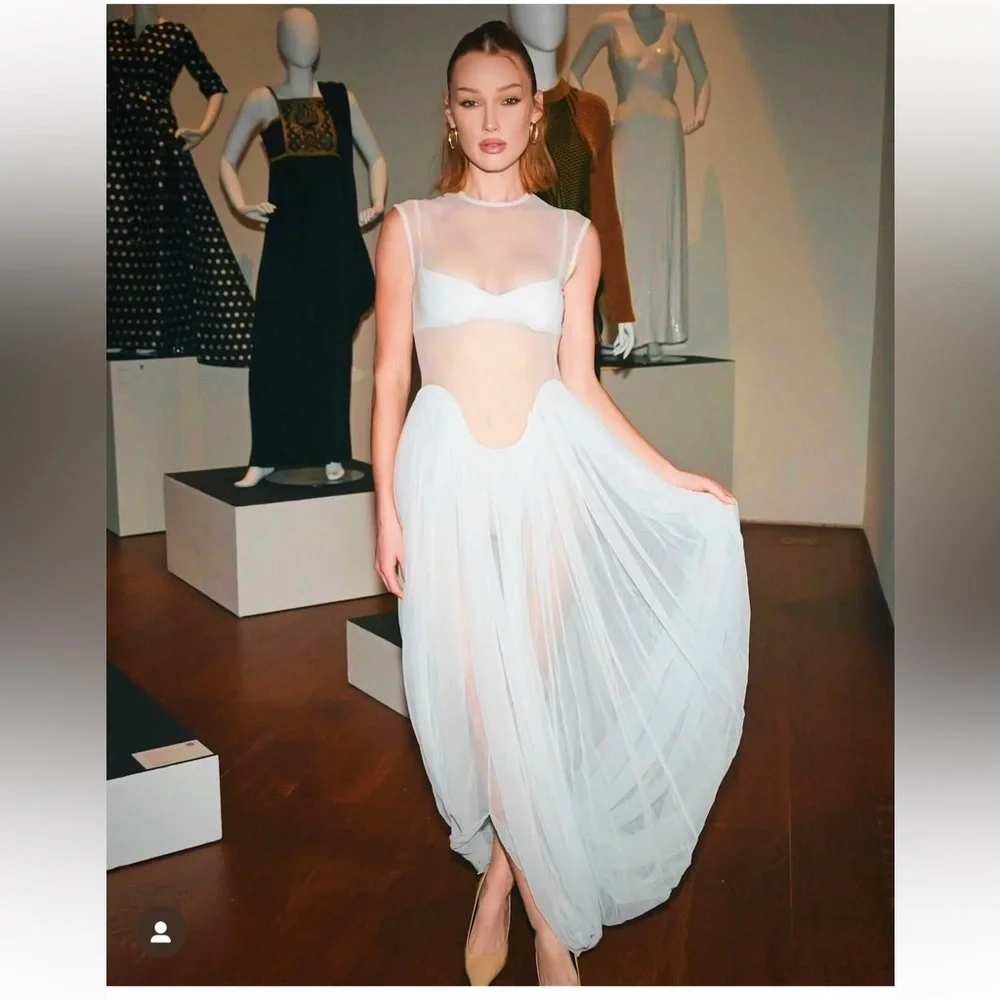 Tory Burch draped tulle once