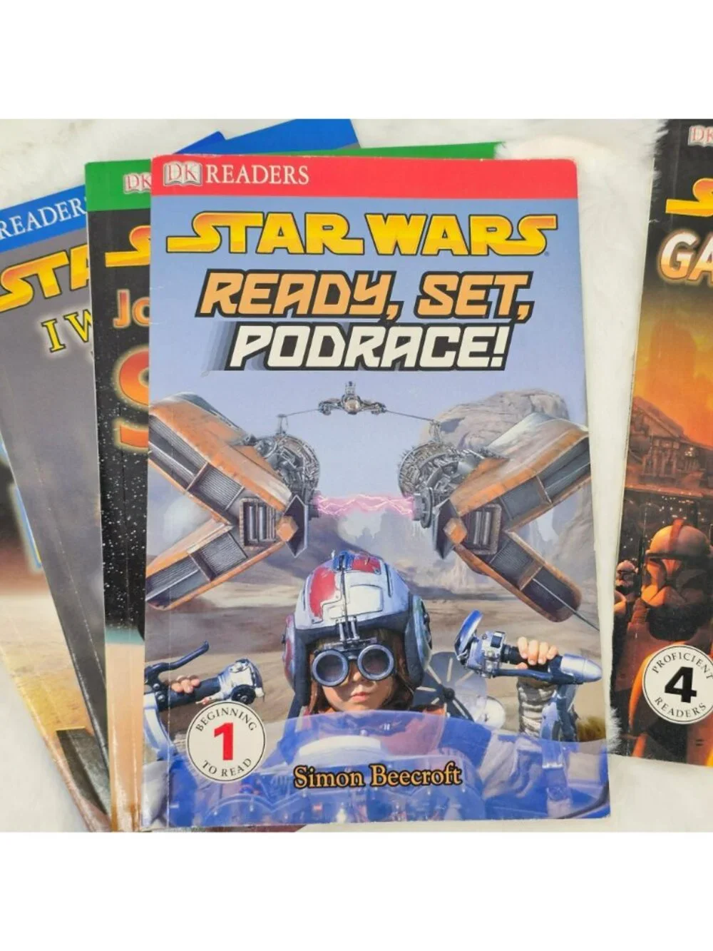 Star Wars DK Readers Books Set Of 5 - Levels 1-4 - Galactic Crisis Ready Set Pod