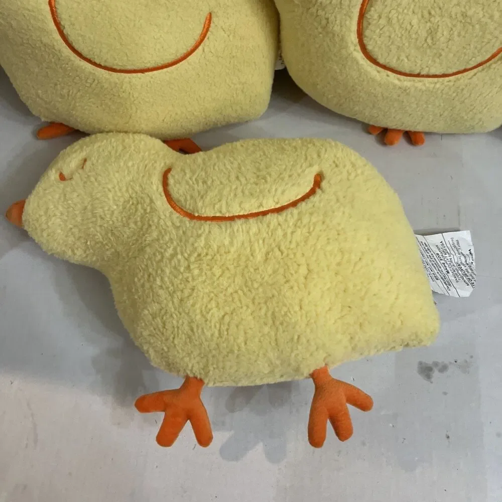 Target Room Essence Easter Baby Chick Decorative Pillow Plush 16x12 Set Of 3
